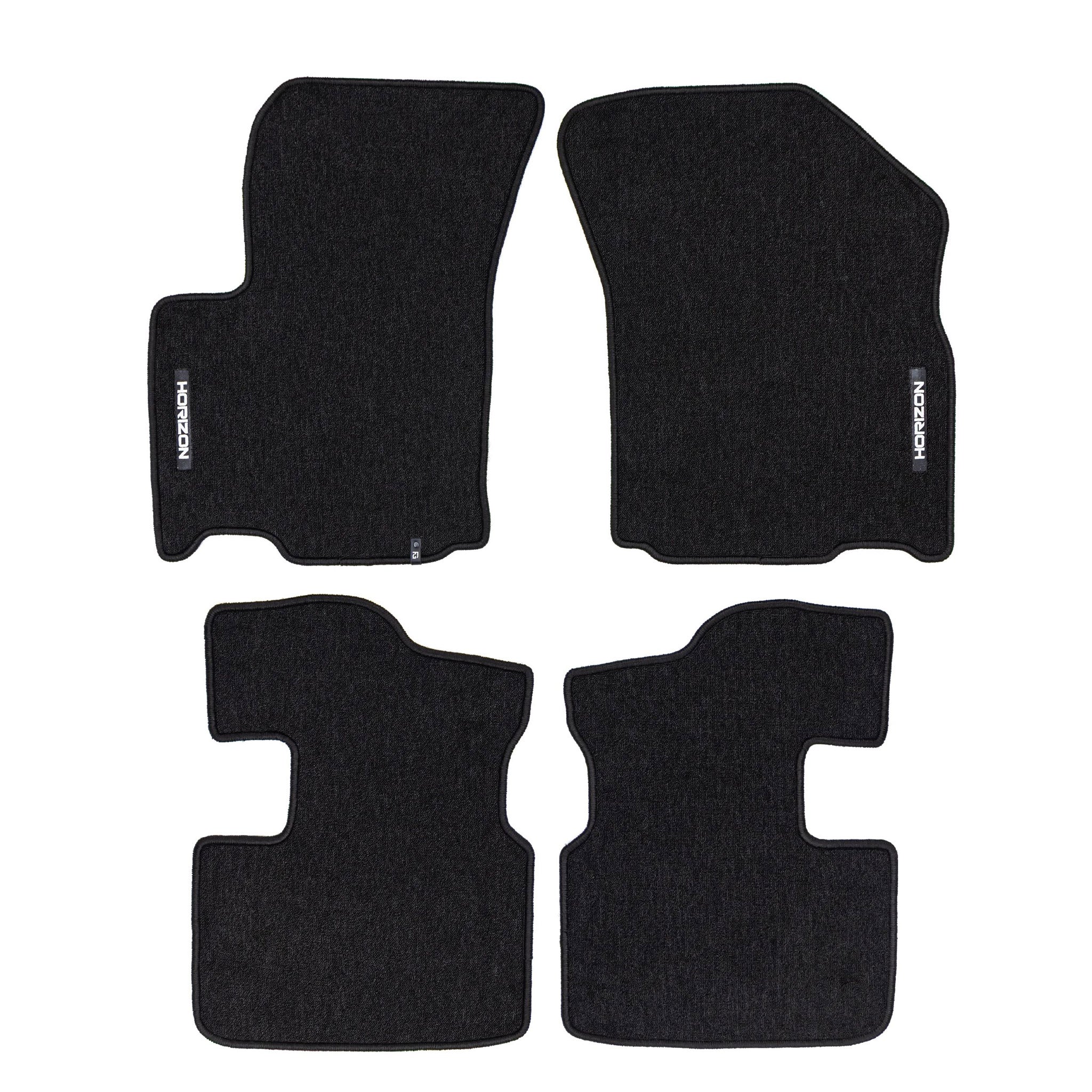 Tapis de Sol de Voiture pour Fiat Sedici 2005-2014 Velours Imperméable 4Pcs