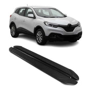 Marchepieds Latéraux pédale pour Renault Kadjar 2015-2022 2Pcs Aluminium Noir