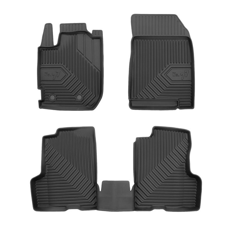 Tapis de Sol de Voiture pour Dacia Duster II 2021-2024 FL TPE Imperméable 3Pcs