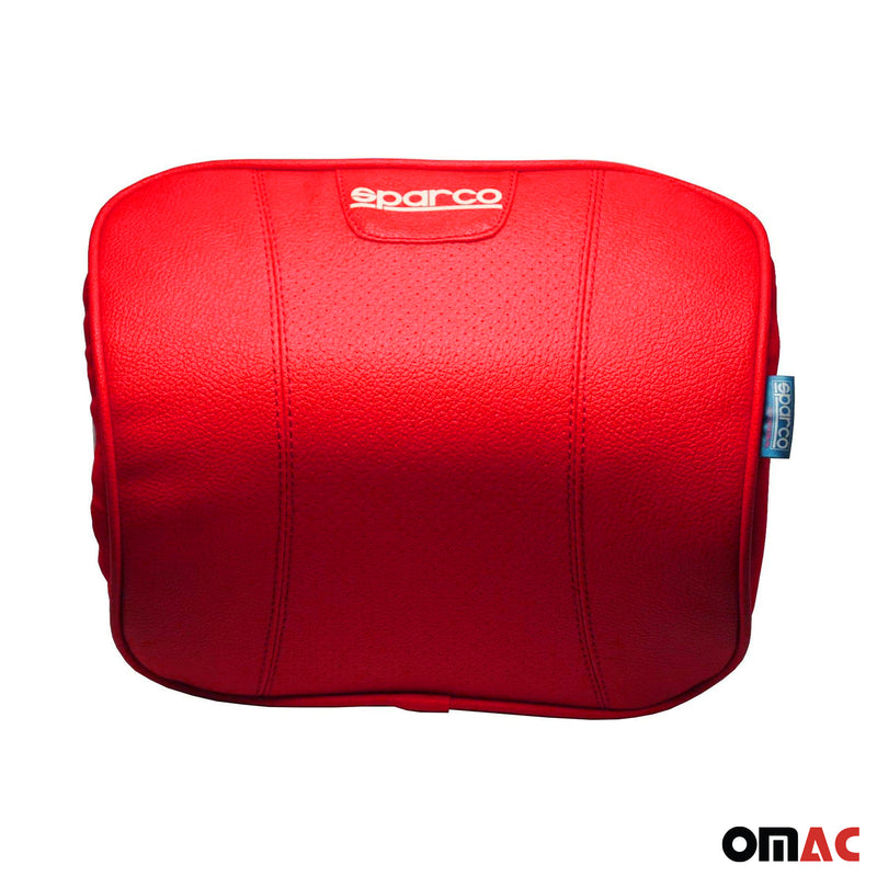 SPARCO coussin de cou de voiture appuie-tête en mousse à mémoire de forme rouge