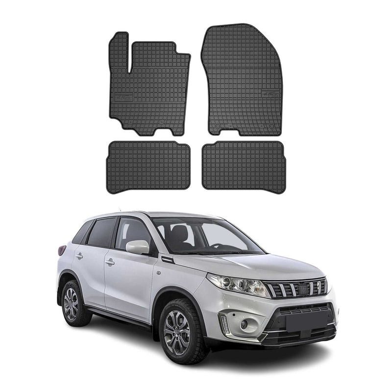 Tapis de Sol pour Suzuki Grand Vitara 2018-2022 Caoutchouc Noir