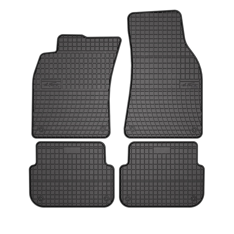 OMAC Tapis de sol pour Audi A6 Berline Break Allroad 2004-2008 Noir caoutchouc