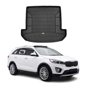 Tapis de Coffre pour Kia Sorento 2015-2022 TPE Noir