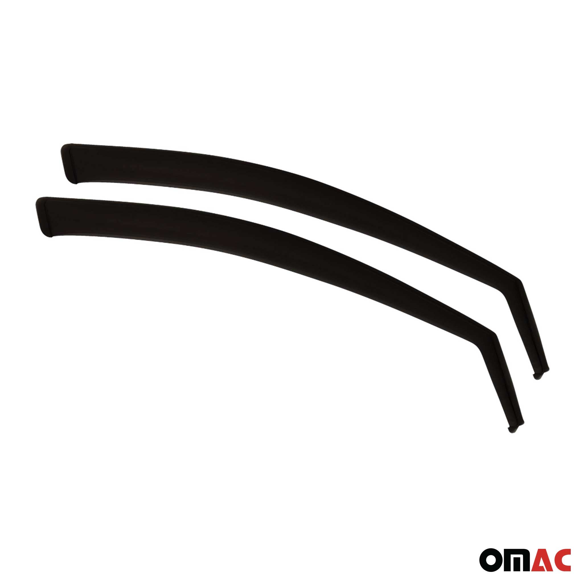 Déflecteurs De Vent Pluie D'air pour VW T6 T6.1 Transporter 2015-2024 noir 2 Pcs