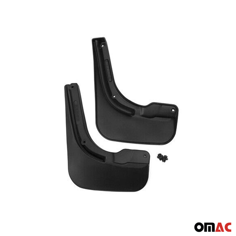 Bavettes Garde Boue pour Ssangyong Korando 2012-2025 Avant et Arrière Noir 4Pcs