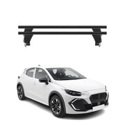 Menabo Barres de toit Transversales pour Renault Clio VI 2025-2027 Alu Noir 2x