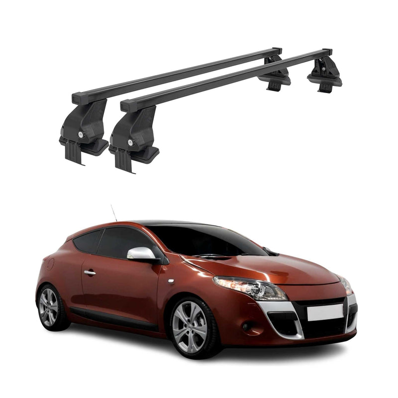 Barres Transversales Menabo pour Renault Megane III Coupé 2009-2012 Noir