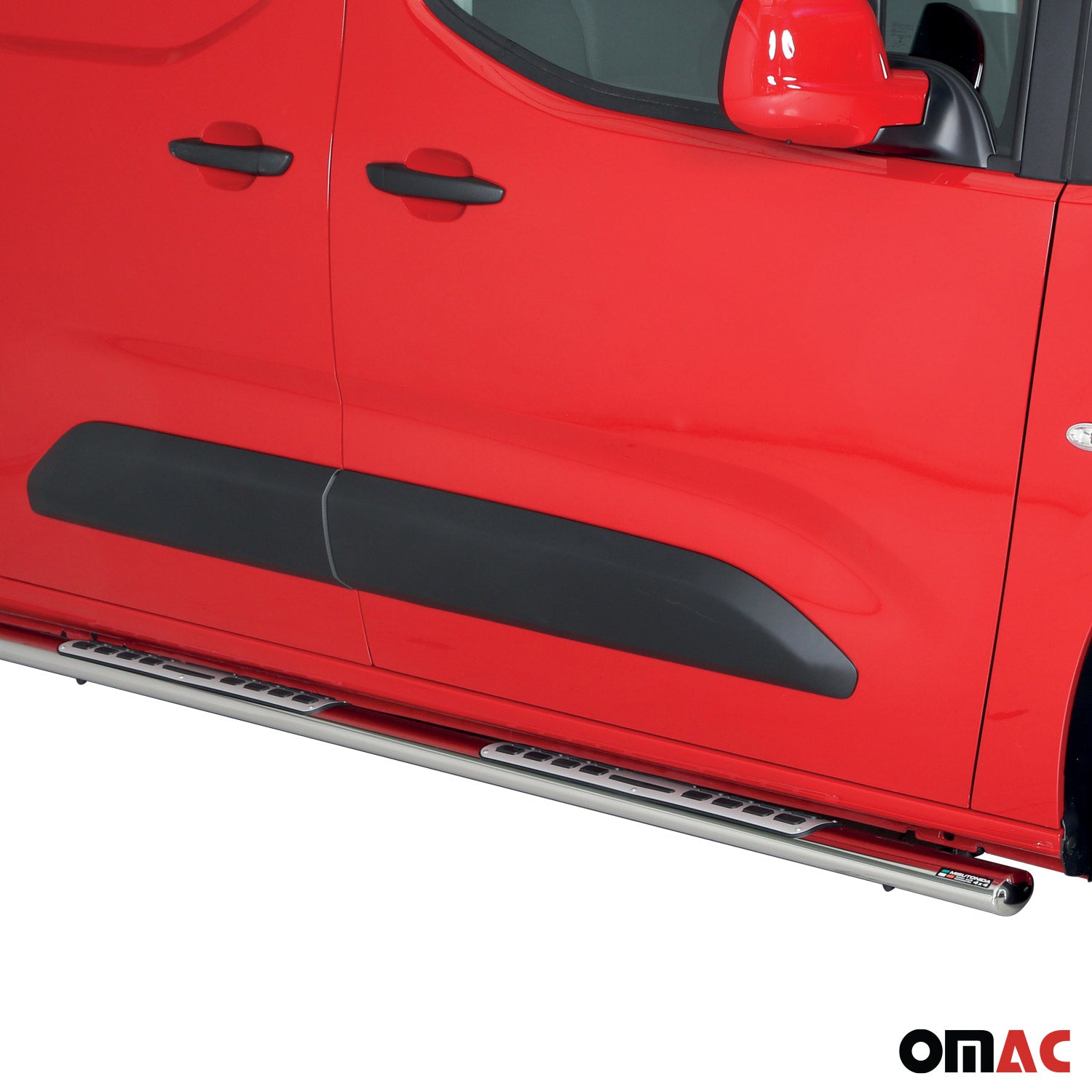 Marchepieds Latéraux pour Opel Combo 2019-2026 L2 Acier Inoxydable Argent