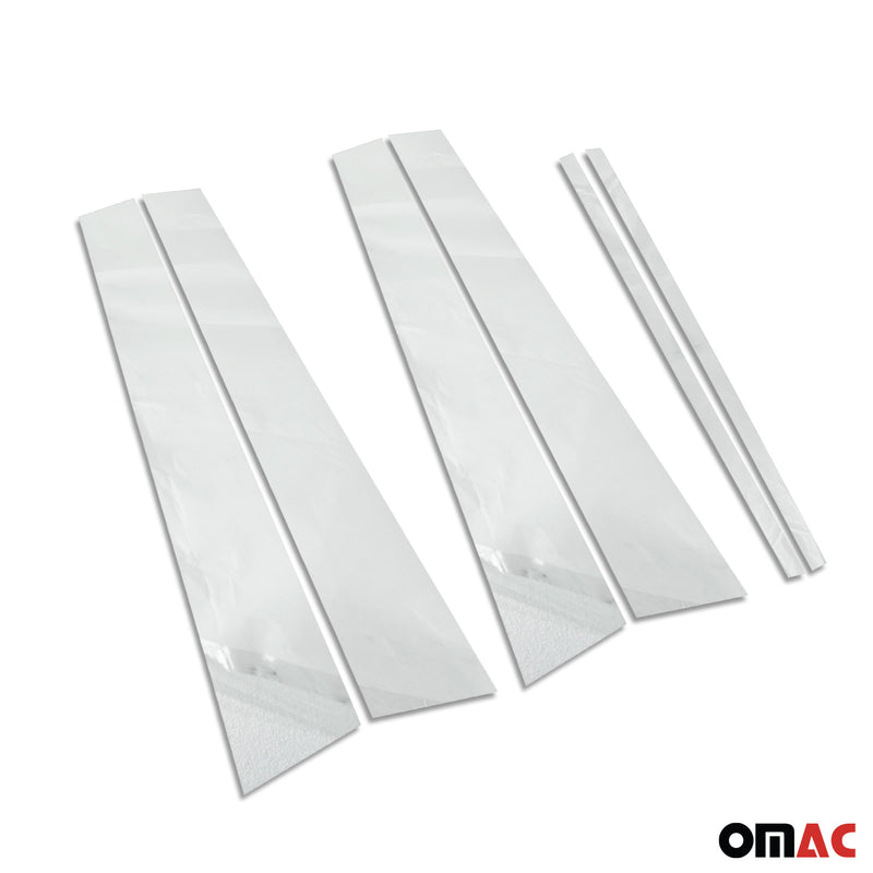 Couverture Garniture de pilier B pour Land Rover Freelander 2006-2015 inox 6Pcs