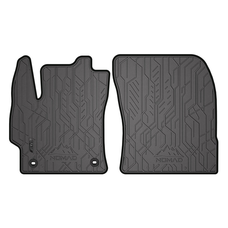 Tapis de Sol de Voiture pour Suzuki Swace Break 2020-2025 Caoutchouc Noir 2Pcs