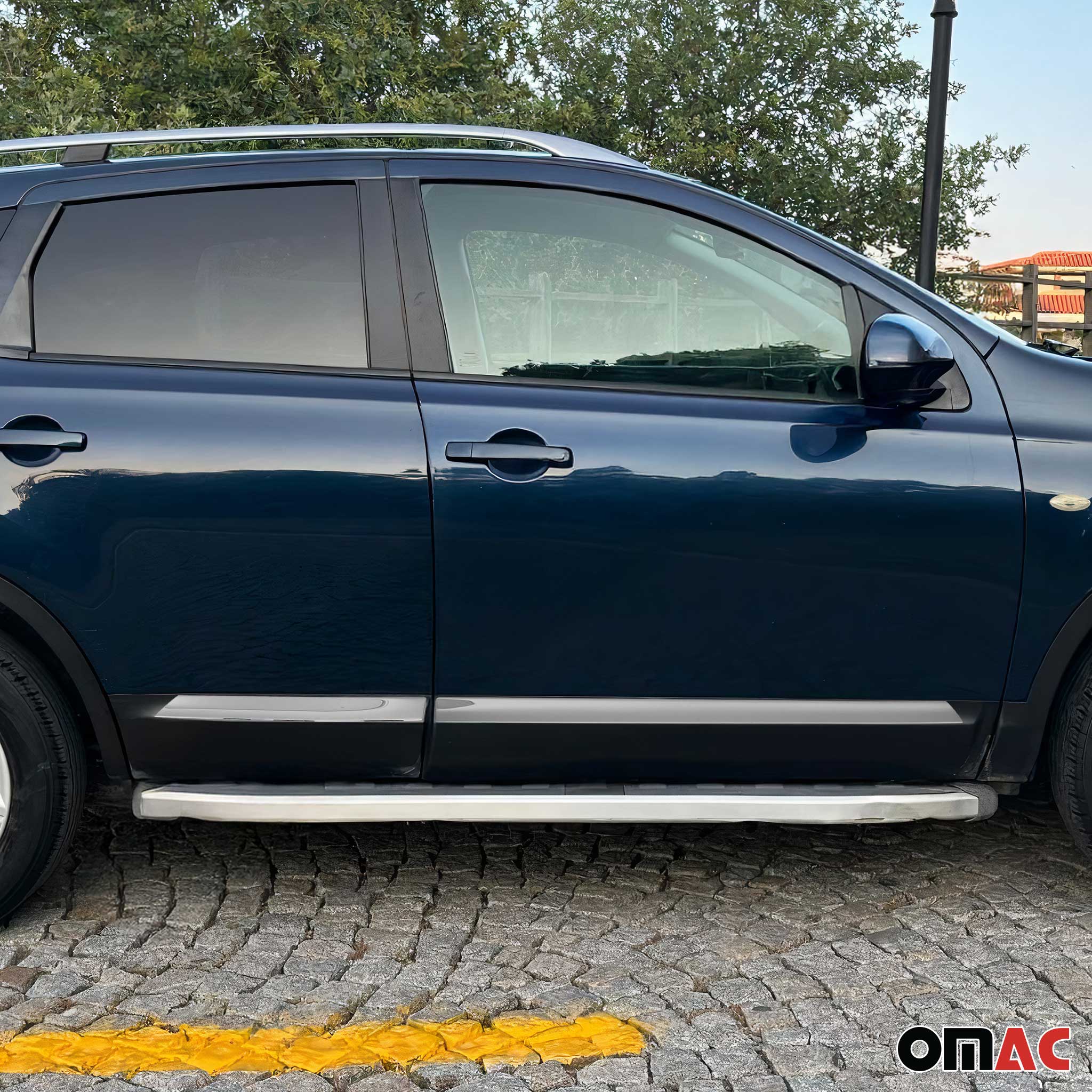 Garniture Baguette de porte latérale pour Nissan Qashqai 2006-2014 inox 4Pcs