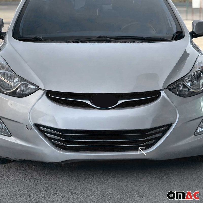 Solde Moulure De Grille De Calandre pour Hyundai Elantra 4 2011-2016 inox chrome