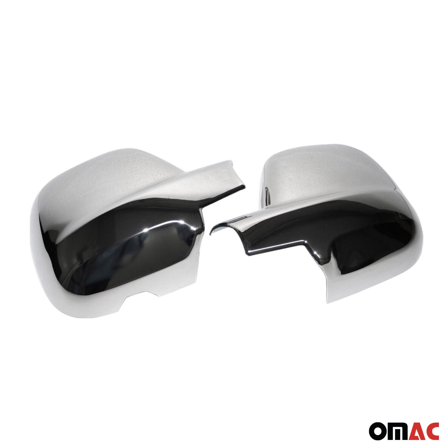 Coques de Rétroviseurs pour Vauxhall Vivaro C 2019-2021 en ABS Argent