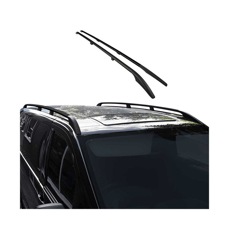 Barres de toit longitudinales pour Jeep Renegade 2014-2024 Aluminium Noir