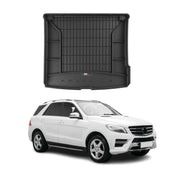 Tapis de Coffre pour Mercedes Classe ML W166 2011-2015 TPE Noir