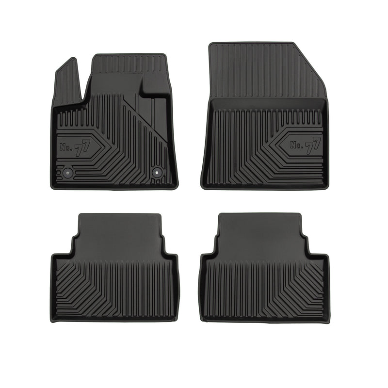 Tapis de Sol de Voiture pour Citroen C5 Aircross 2017-2025 TPE Durable Noir 4Pcs