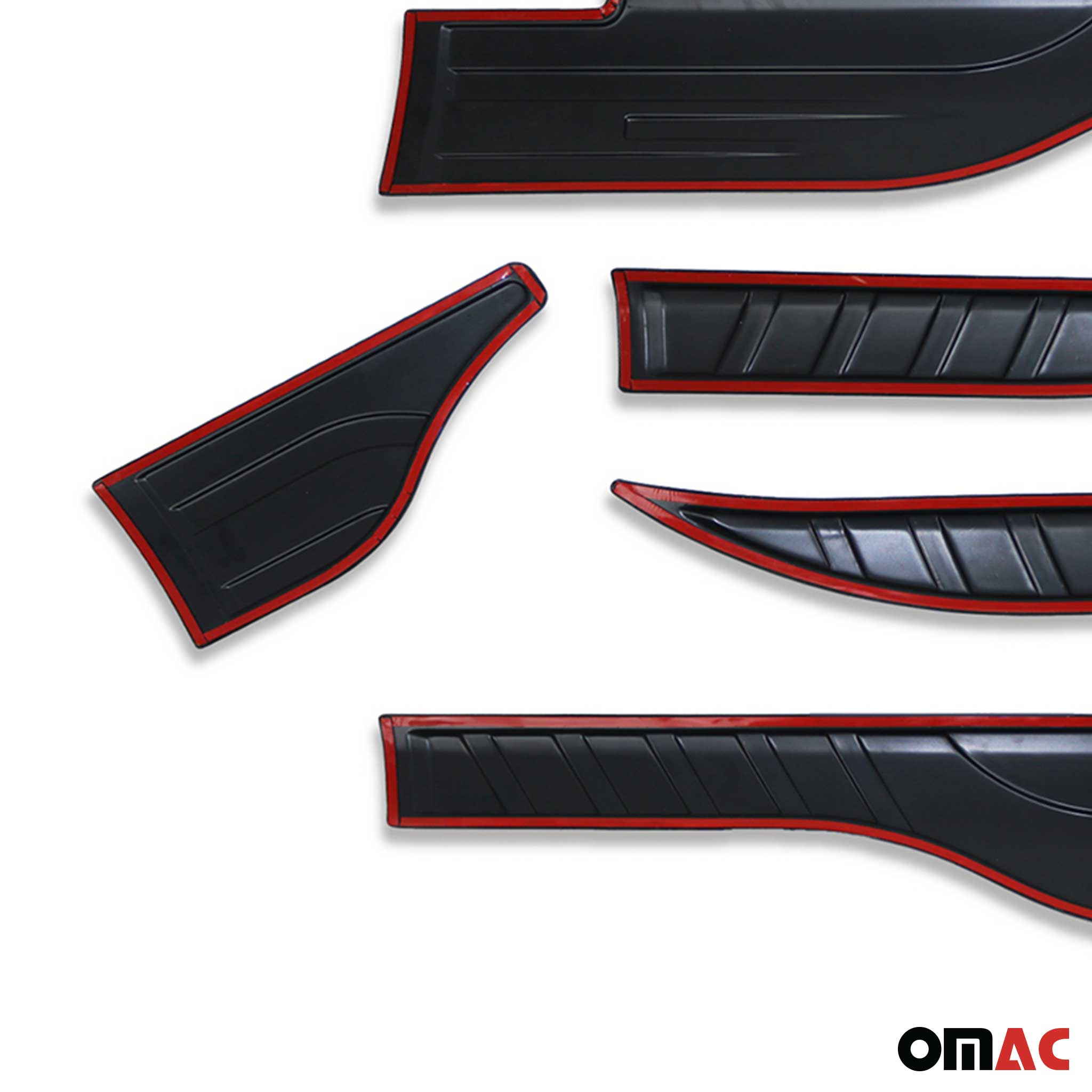 Habillage Moulures de carrosserie pour VW Amarok II 2023-2026 ABS Noir 6 Pcs
