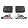 Vitres de Fenêtres Latérales Coulissantes Arriéres pour VW Caddy 2003-2020 L1 2x