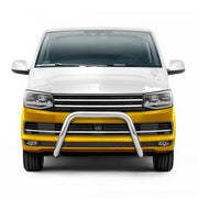 Pare-Buffle Avant Pour VW T6 T6.1 Transporter tout 2015-2024 en inox Argent