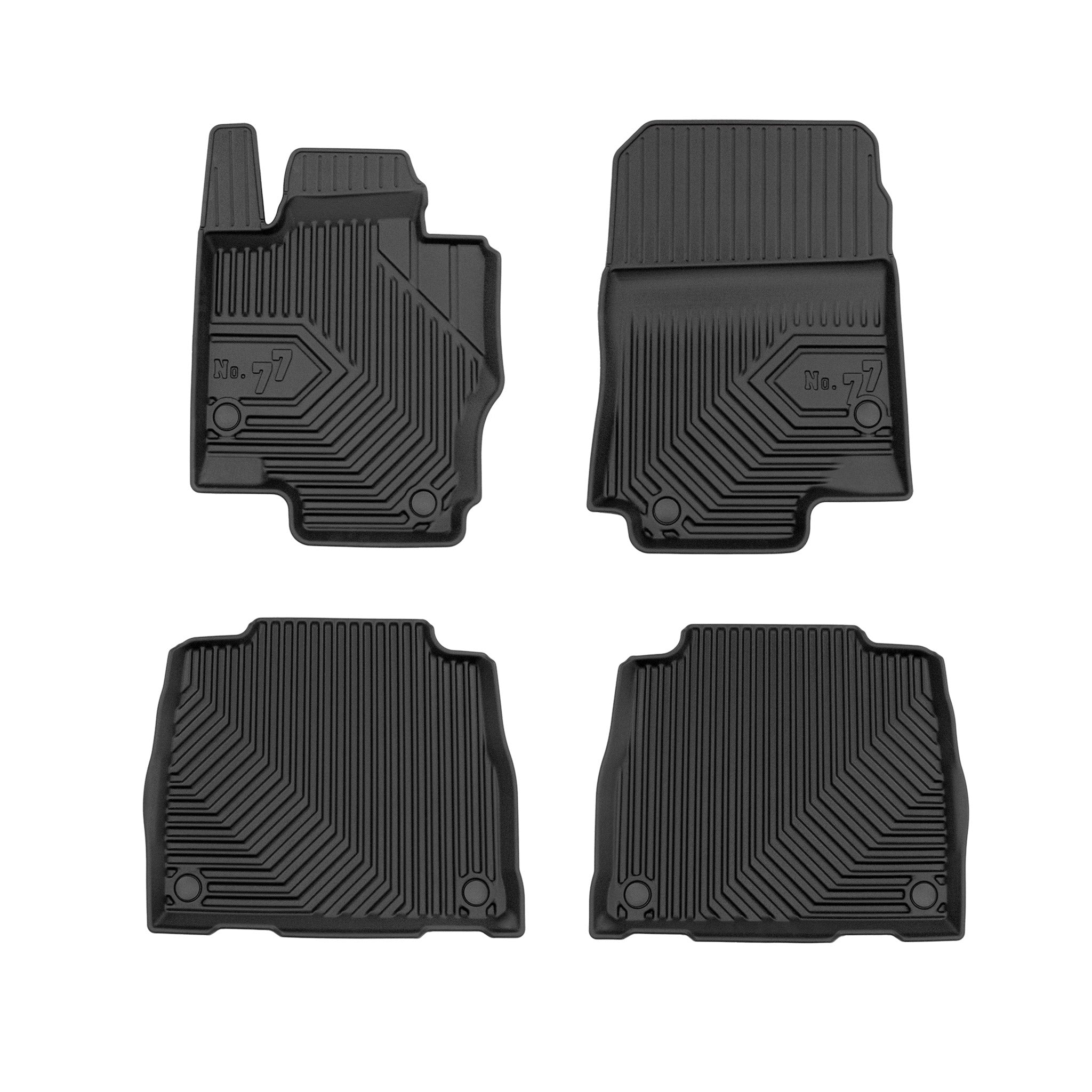 Tapis de Sol de Voiture pour Mercedes-Benz GLS X167 2019-2026 TPE Noir 4Pcs