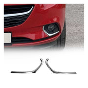 Cadre de Phare Antibrouillard pour Opel Corsa E 2015-2019 en acier inoxydable