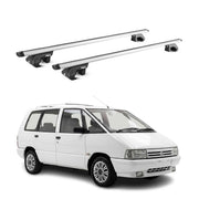 Barres de toit transversales ABE pour Renault Espace I 1984-1991 Alu Gris 2x