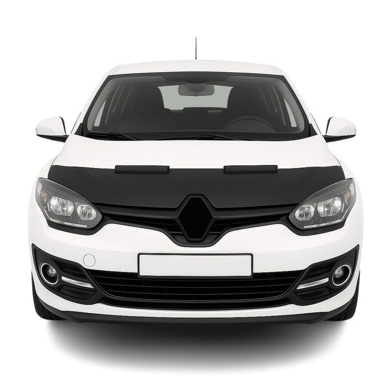 Protège Capot pour Renault Megane 2009-2016 Masque de voiture vinyle Noir