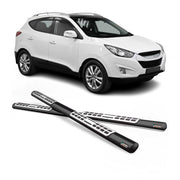 Marchepieds Latéraux pour Hyundai Tucson 2004-2009 Acier Inoxydable Noir