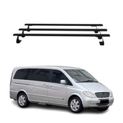 Barres de toit transversales pour Mercedes Vito W639 2003-2014 noir