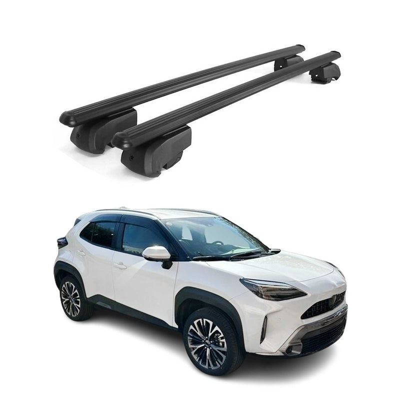 2020-2023 TOYOTA YARIS CROSS XP210 Barres de toit Transversales Alu ABE