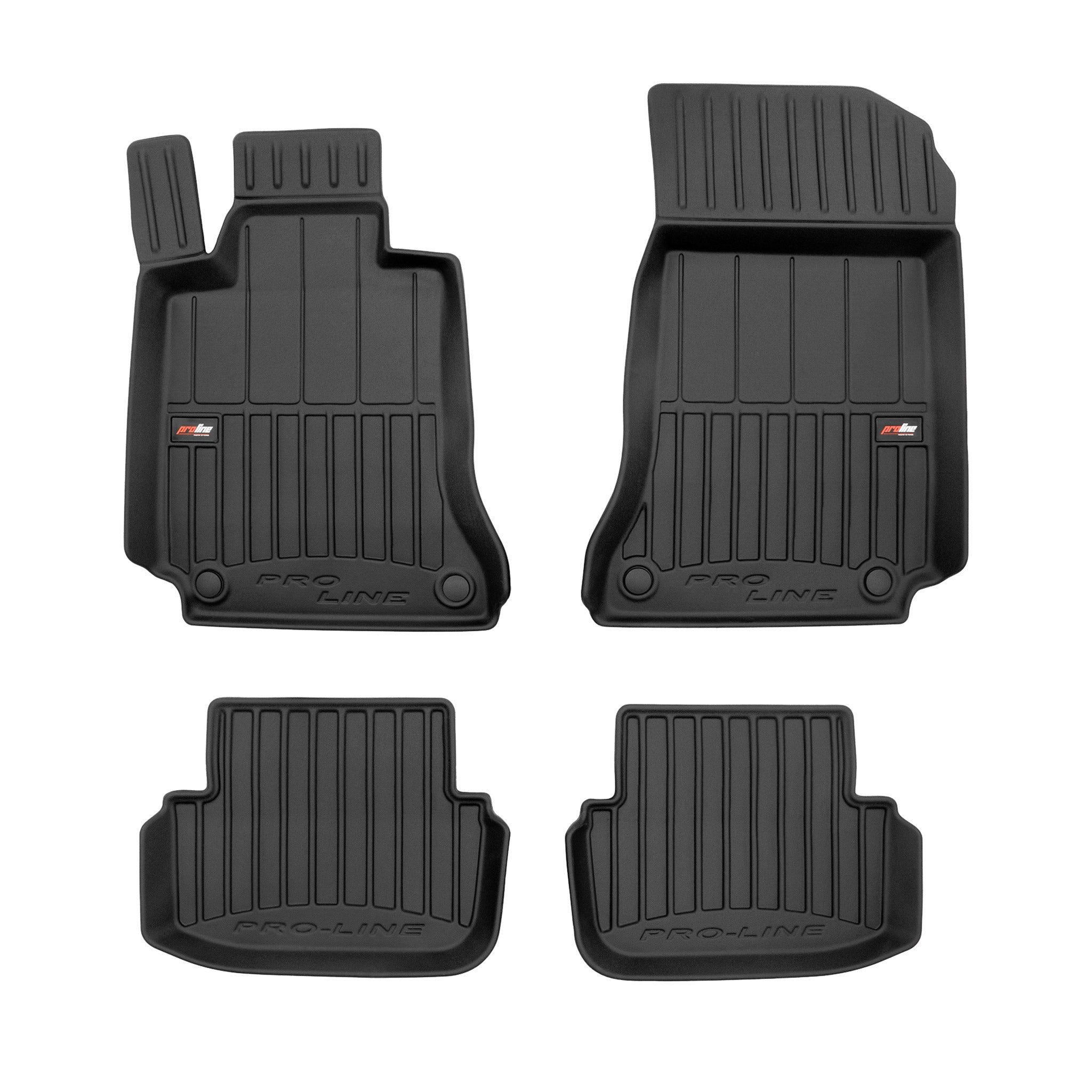 OMAC Tapis de sol pour Mercedes Classe E C207 2009-2017 4 pcs enTPE