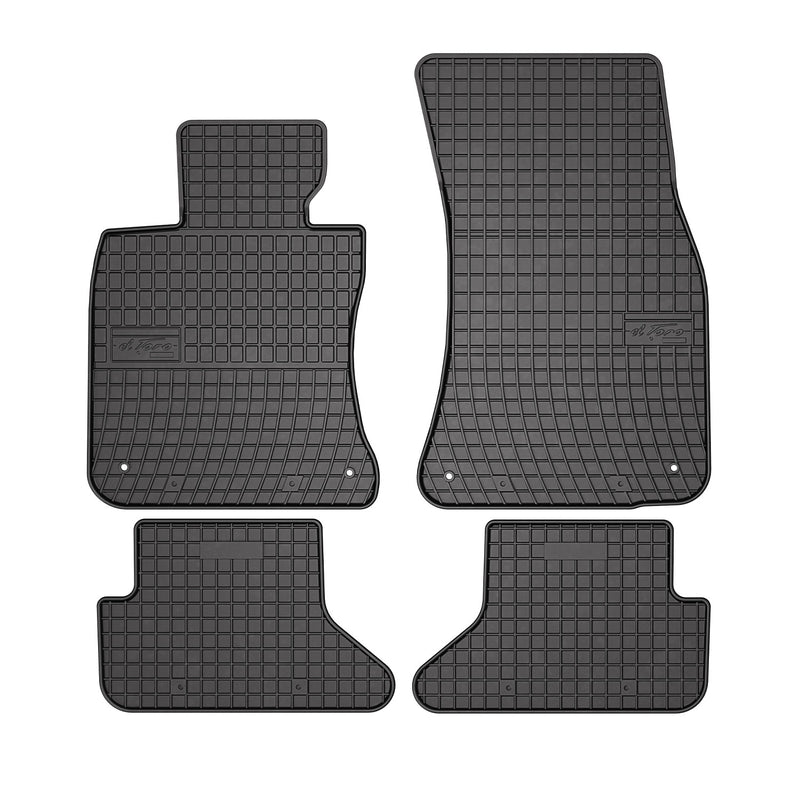 OMAC Tapis de sol pour BMW Série 6 E64 Cabriolet 2004-2010 Noir en caoutchouc