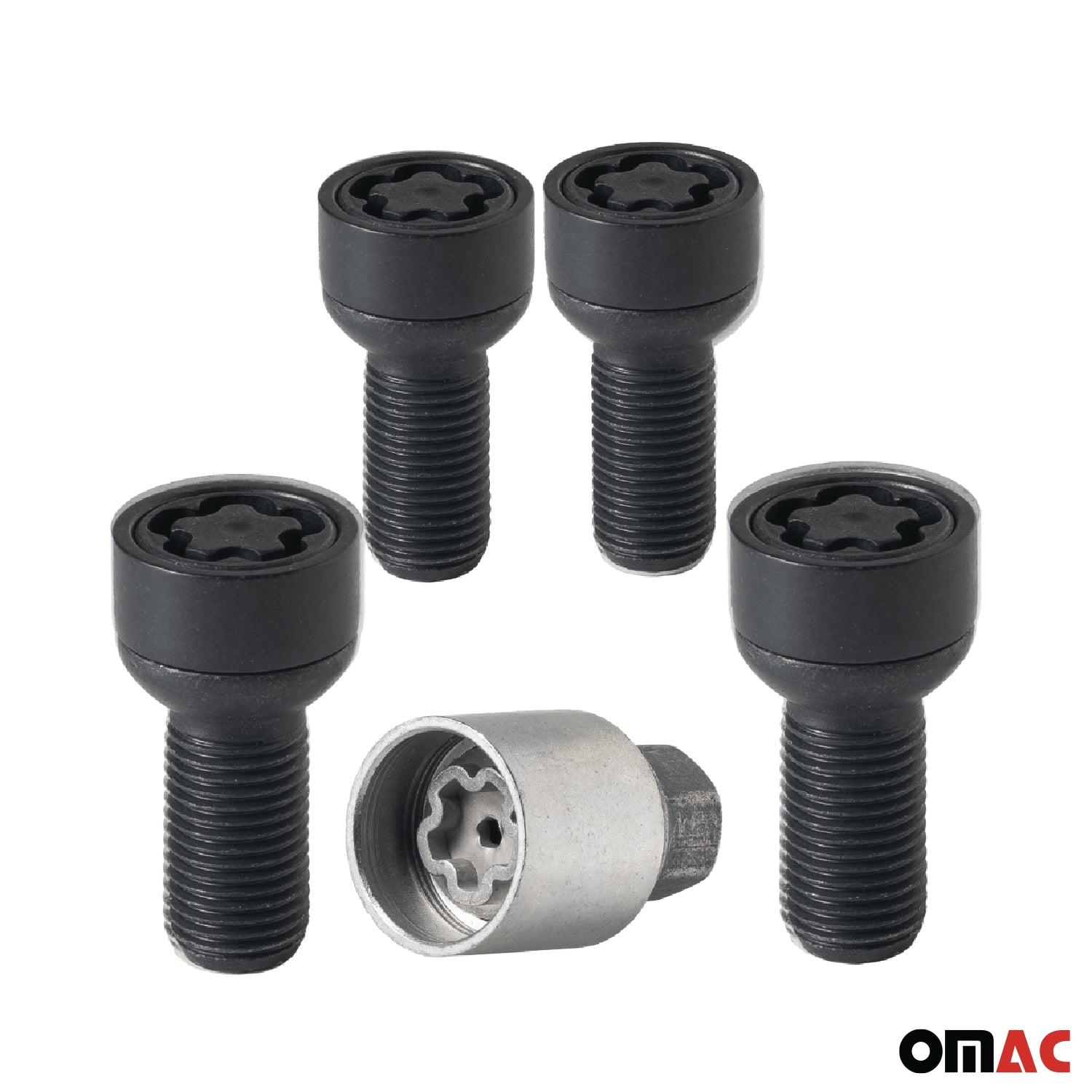 Vis de roue antivol pour Audi A6/ A7/ A8/ A6 Allroad/ TT/ RS6 Noir M14X1.5