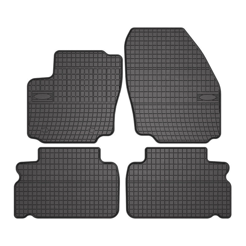 Tapis de Sol pour Ford S-Max 2006-2010 Caoutchouc Noir