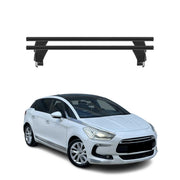 Menabo Barres de toit Transversales pour DS5 2015-2020 Alu Noir ABE 2x