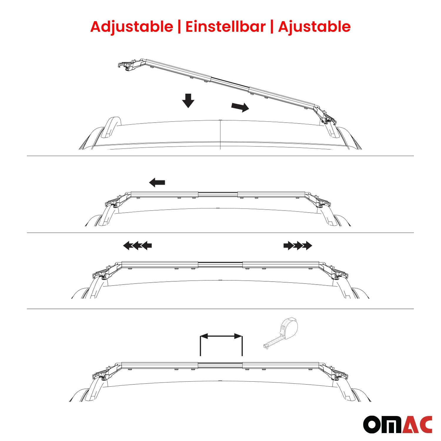 Barres de toit transversales pour Skoda Octavia Break NX 2020-2025 Alu Gris ABE