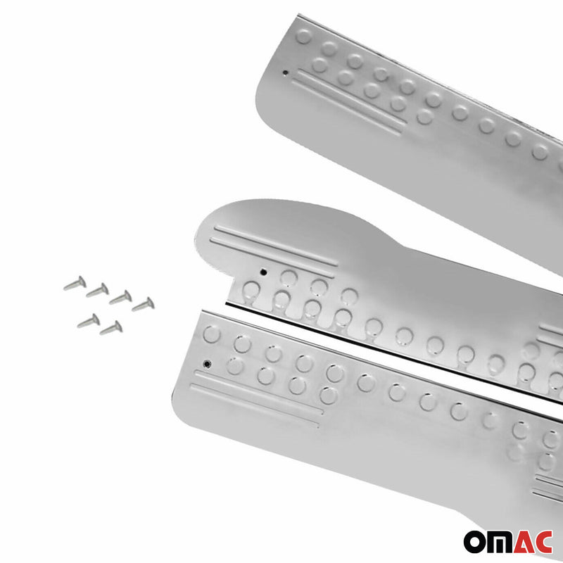 Couverture De Seuil De Porte pour Hyundai Starex 1997-2007 Inox Chromé 3x