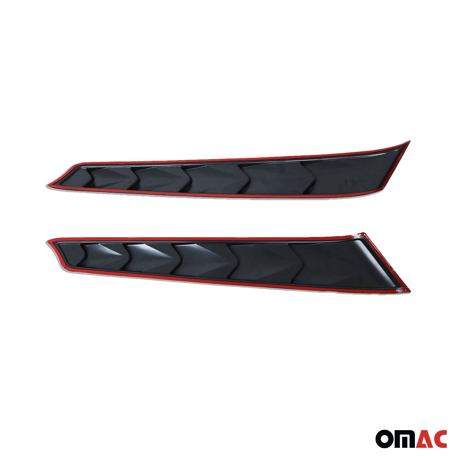 Deflecteurs d'air capot de voiture pour Nissan Navara PK 2006-2015 noir ABS 3x