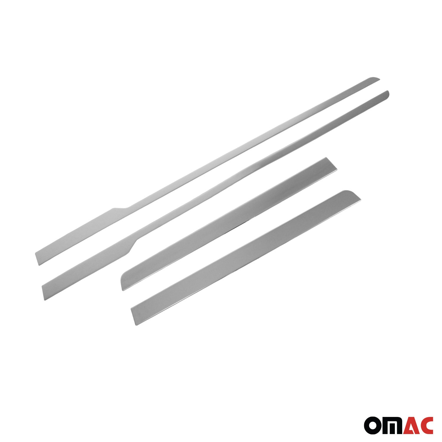 Bandes latérales de porte pour Hyundai Tucson 2022-2026 4Pcs en Acier Silver