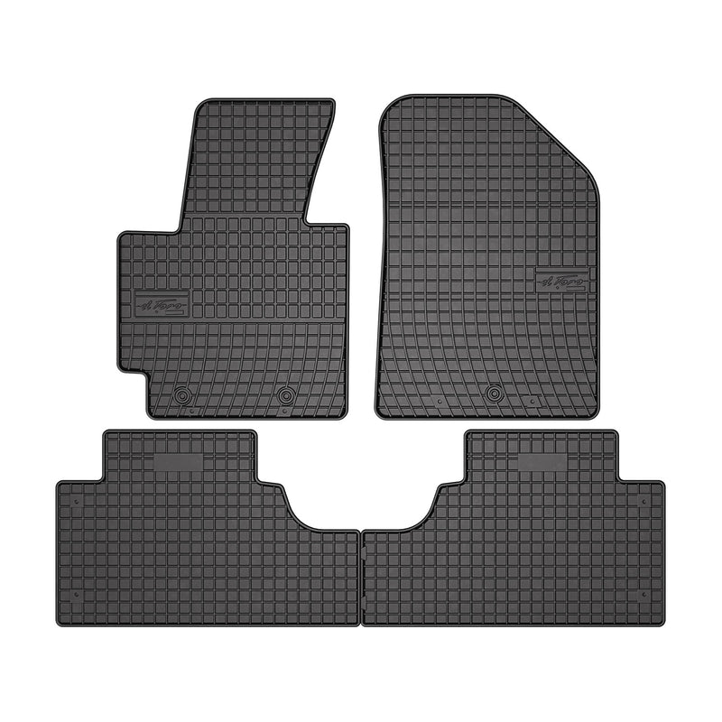 Tapis de Sol pour Kia Soul 2013-2019 Caoutchouc Noir