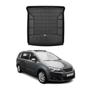 Tapis de Coffre pour Seat Alhambra 2010-2020 TPE Noir