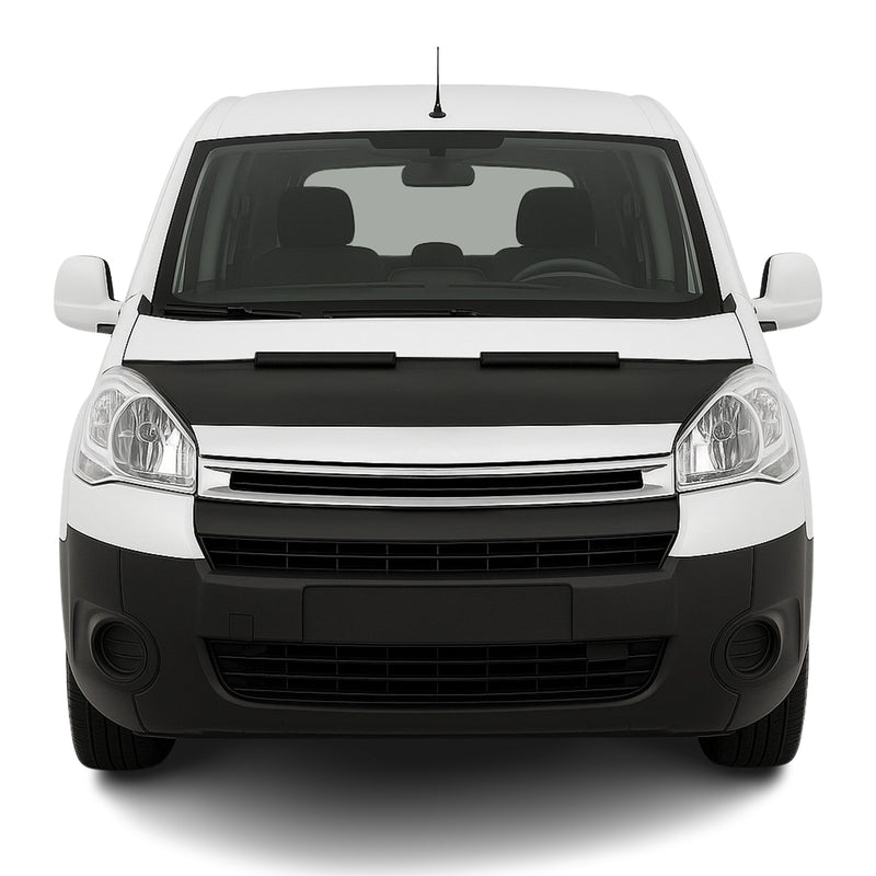 Protège Capot pour Peugeot Partner Tepee Citroen Berlingo 2008-2018 vinyle Noir
