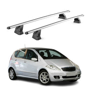 Barres de toit transversales Alu pour Mercedes Classe A W169 2004-2012 Gris 2Pcs