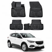 Tapis de sol pour Opel Grandland Grandland X 2017-2024 Essence-Diesel TPE 4Pcs