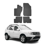 Tapis de Sol pour Dacia Duster 2014-2018 Caoutchouc Noir