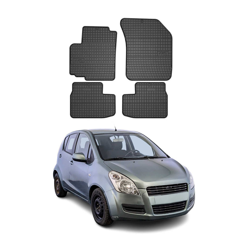 Tapis de Sol pour Suzuki Splash 2008-2014 Caoutchouc Noir