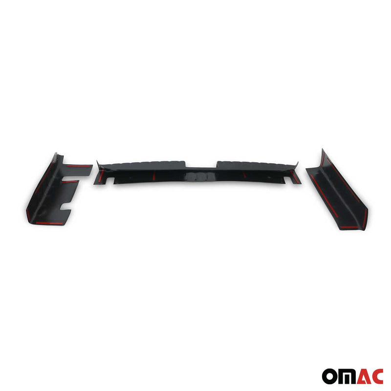 Protection Seuil De Pare-Chocs Arriére pour Dacia Duster 1 2010-2017 Noir ABS