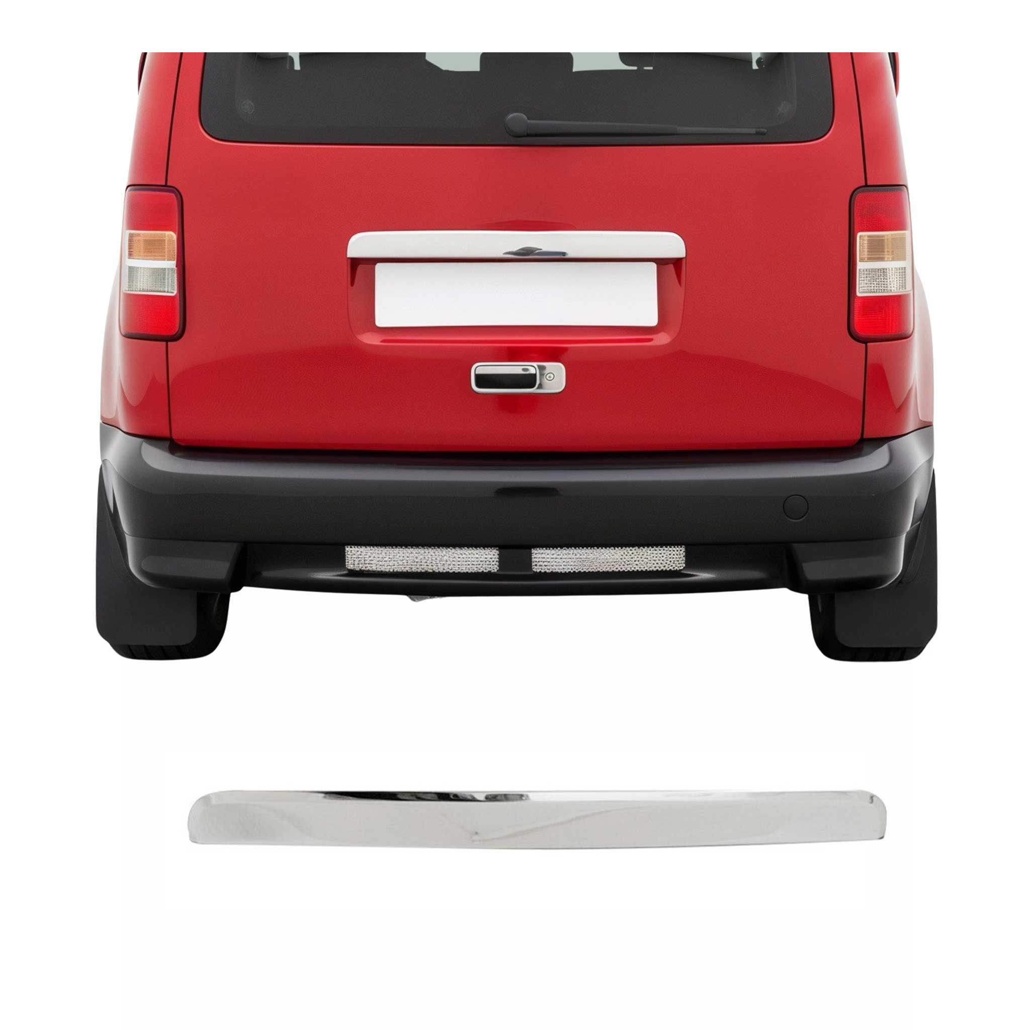 Couverture Poignée de Porte de Hayon Coffre pour VW Caddy 2010-2015 acier inox