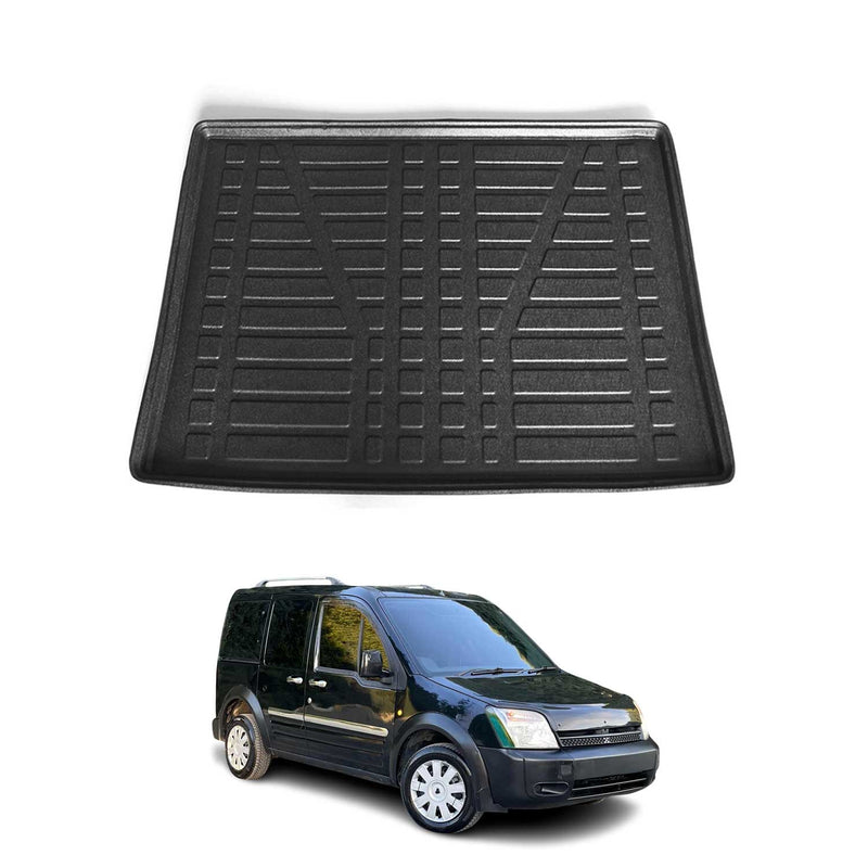 Tapis de Coffre pour Ford Connect 2002-2009 en TPE Noir