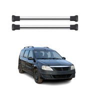 Barres de toit transversales pour Dacia Logan 2006-2013 Aluminium Gris